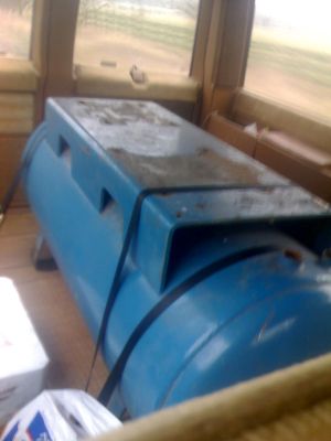 The compressor tank, ready for its new life.
